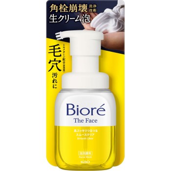 비오레 더 페이스 거품 세안료 스무스클리어 본체 200ml 카오