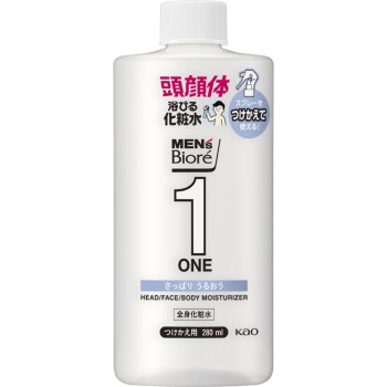 맨즈비오레 ONE 전신화장수스프레이 산뜻대용량교체 280ml 카오