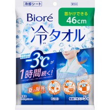 비오레 쿨 타올 무향 5매입 카오