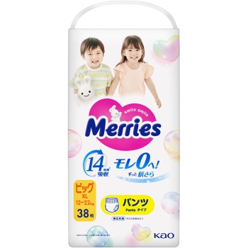 메리즈 팬츠 빅 케이스 38매×3 카오