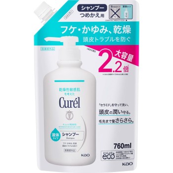 큐렐 샴푸 리필대용량 760mL 카오