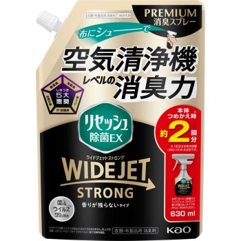 리세쉬 제균 EX 와이드 젯 스트롱 향이 남지 않는 타입 리필 630ml 카오