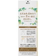 브로네 나추리라 색 오래 지속 컬러트리트먼트 다크브라운 교체용 155g 카오