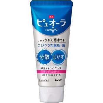 약용 퓨오라 치약 프레쉬카시스 115g 카오