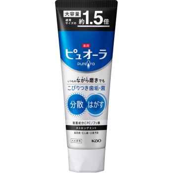 약용 퓨오라 치약 스트롱민트 170g 카오