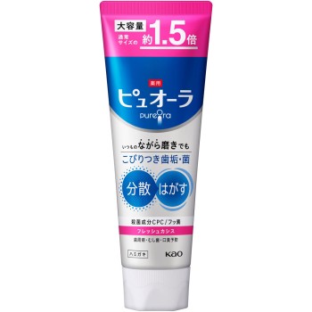약용 퓨오라 치약 프레쉬 카시스 170g 카오