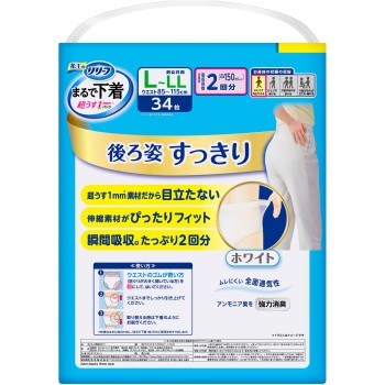 리리프 팬츠 타입 마치 속옷 L-LL 34매 카오