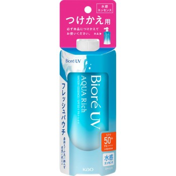 비오레 UV 아쿠아리치 워터리 에센스 프레시 파우치 리필용 120g 카오