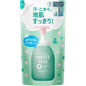 메리트 키즈 폼으로 나오는 샴푸 리필 270ml 카오