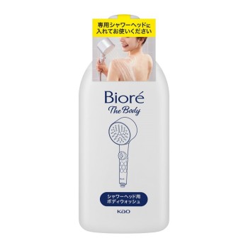 비오레 더 바디 거품으로 나오는 샤워헤드용 바디워시 300mL 카오