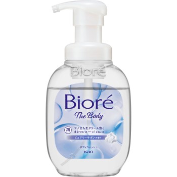 비오레 더 바디 거품 타입 퓨어리 사봉 향 펌프 540mL 카오
