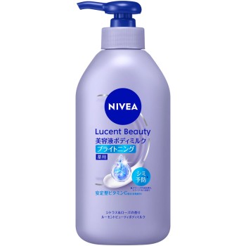 니베아 루센트 뷰티 실크 브라이트닝 브라이트닝 에센스 바디밀크 330mL 카오 (의약외품)