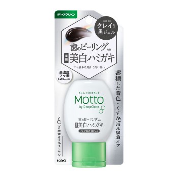 MOTTO by 딥클린 블랙젤 미백 치약 100g 카오 (의약외품)