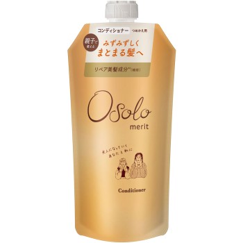 메릿 오소로 컨디셔너 교환용 340ml 카오