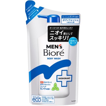 멘즈비오레 약용 데오드란트 바디워시 프레시 민트 향 리필용 360mL 카오 (의약외품)