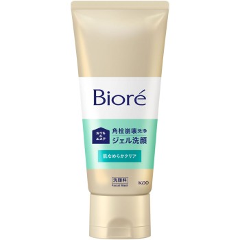 비오레 집에서 에스테 젤 세안 매끄러운 클리어 180g 카오