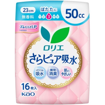 로리에 사라퓨어 흡수 50cc 16매 카오