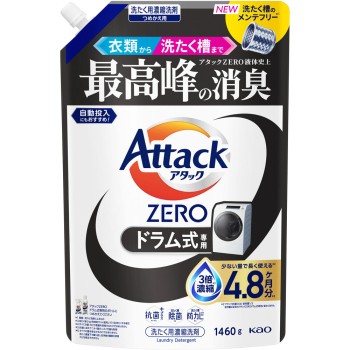 어택 ZERO 드럼식 전용 리필용 1460g 카오