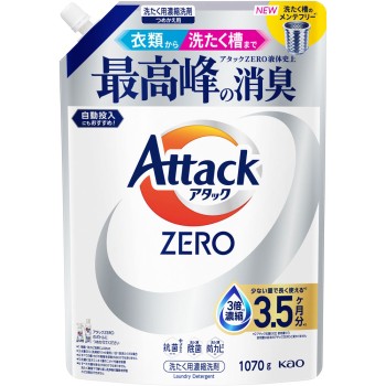 어택 ZERO 리필용 1070g 카오