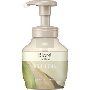 비오레 더 핸드 거품 핸드솝 정적과 편안함이 있는 진한 호지차 향 펌프 280mL 카오 (의약외품)