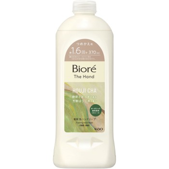 비오레 더 핸드 거품 핸드솝 정적과 편안함이 있는 진한 호지차 향 리필용 370mL 카오 (의약외품)