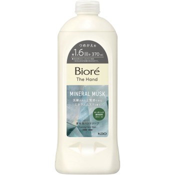 비오레 더 핸드 거품 핸드솝 세련되고 고급스러운 미네랄 머스크 향 리필용 370mL 카오 (의약외품)