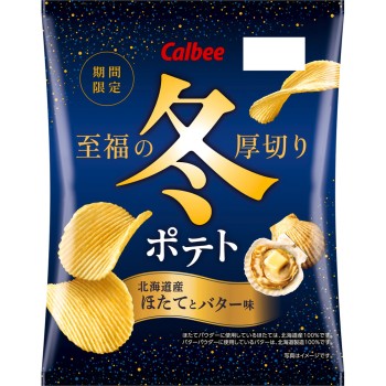 겨울 감자칩 홋카이도산 가리비와 버터맛 60g