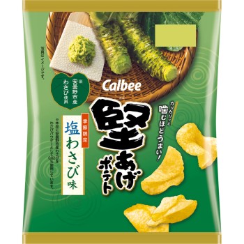 단단하게 튀긴 포테이토 소금 와사비맛 60g 칼비