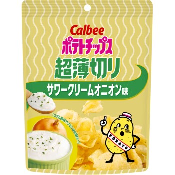 포테이토칩 초박썰기 사워크림 어니언맛 40g 칼비