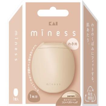 miness 겨드랑이용면도기 1개입 카이 안전면도