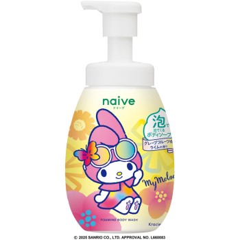 나이브 거품 바디소프(마이멜로디) 펌프 600ml 크라시에홈프로덕츠