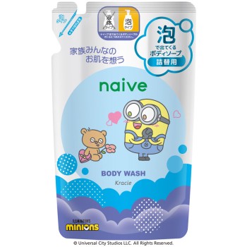 나이브 거품으로 나오는 바디워시 (미니언) 리필용 480mL 크라시에 홈프로덕츠