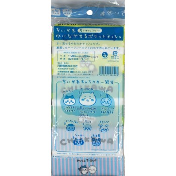 치이카와 물에 녹는 포켓 티슈 8조×9P 코노제지