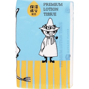 무민 프리미엄 로션 포켓 티슈 10조×8P 코노제지