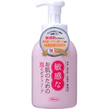 민감 피부를 위한 거품 바디소프 500ml 클로버코퍼레이션