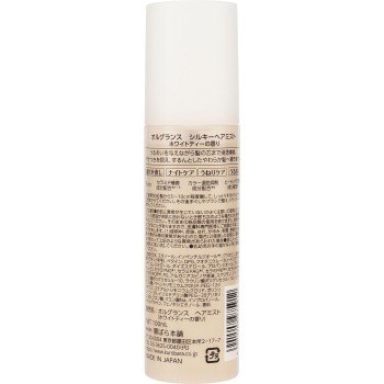 오르그랑스 실키 헤어 미스트 화이트 티 향 100mL 쿠로바라 본포