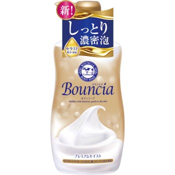 바운시아 바디솝 프리미엄모이스트 펌프 460mL 규슈유지공업사