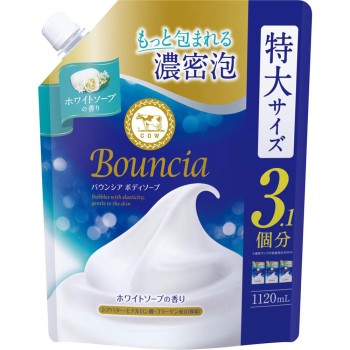 바운시아 바디소프 화이트소프 향기 리필용 1120ml 규뉴석건공진사