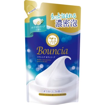 바운시아 바디솝 화이트 소프향 리필 360ml 규슈 비누