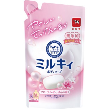 밀키 바디솝 플로럴 비누향 리필 360ml 규슈 비누