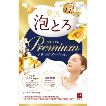 오유모노가타리 풍성 거품 걸쭉 프리미엄 입욕제 클래식블룸향 40g 우유비누공진사