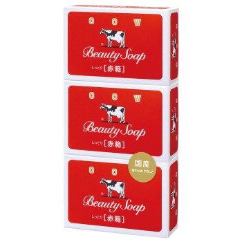 카우브랜드 빨간 상자 85g×3 우유비누공진사