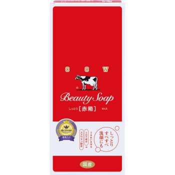 카우브랜드 빨간 상자 85g×6 우유비누공진사