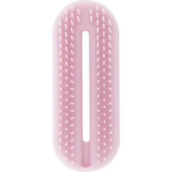 오벌 링 헤어 브러시 젖은 모발용 핑크 카이