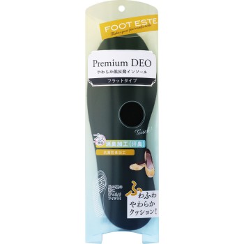 FOOTESTE Premium DEO 부드러운 저반발 인솔 플랫 타입 샨티