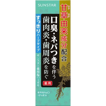 약용소금치약 상쾌허브타입 85g 썬스타