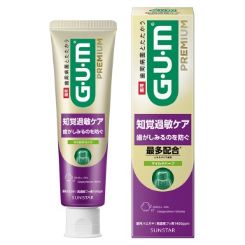 검·프리미엄 페이스트 지각과민 케어 마일드 허브 90g 선스타 (의약외품)