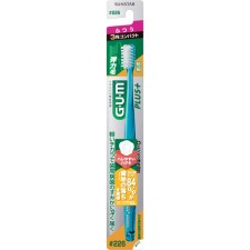G.U.M GAM플러스 덴탈브러시 #226 3열 컴팩트 보통 썬스타