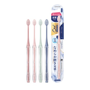 오라투 프리미엄 칫솔 매끄러운핏 초컴팩트 보통 썬스타
