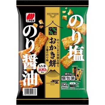 오카키 떡 2종의 김 맛 82g 산코제과